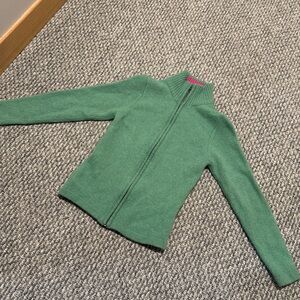 Irelandseye lambswool green sweater